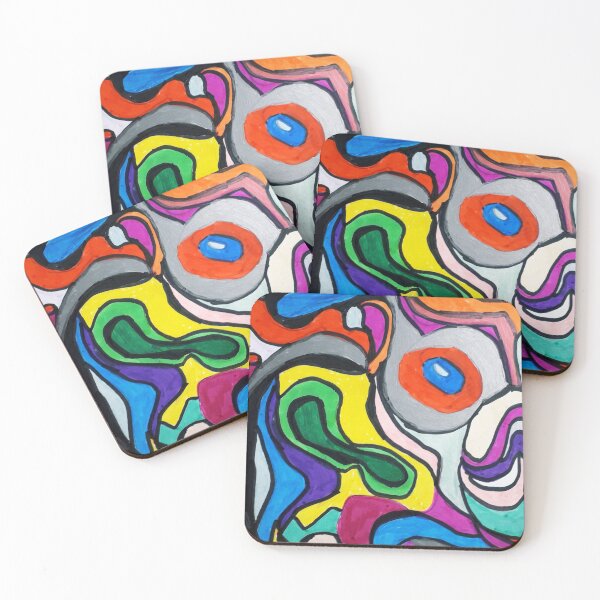 Item preview, Abstract colourful  designed and sold by CandyStripeArt.