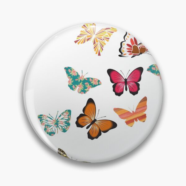 Item preview, Pretty Butterflies Design. Simple butterfly images on white background designed and sold by Artsy Boulevard.