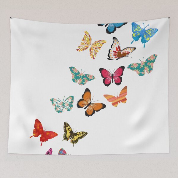 Item preview, Pretty Butterflies Design. Simple butterfly images on white background designed and sold by Artsy Boulevard.