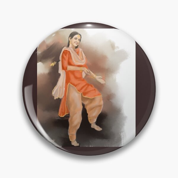 Item preview, Punjabi Girl Gidda  designed and sold by Sukhpal Grewal Ethnic Art.