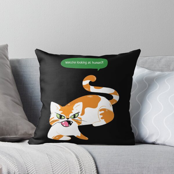 Artikelvorschau, Mittlere lustige Katze, die watcha sieht, das menschlich betrachtet entworfen und verkauft von EnArtainmentHub.
