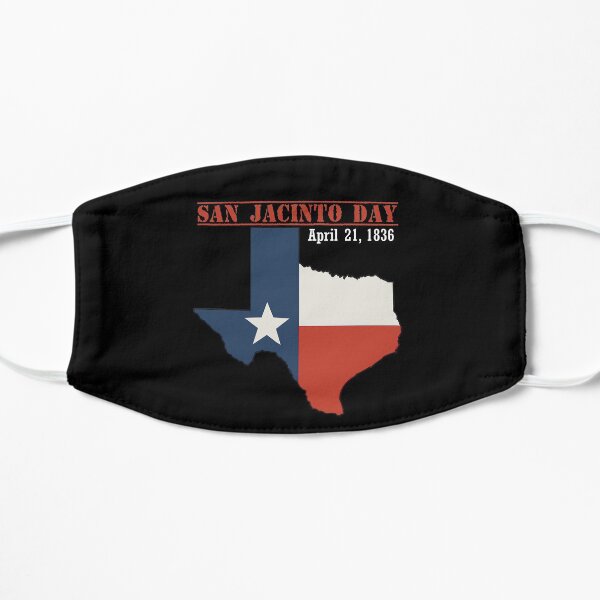 san jacinto day, san jacinto day texas, san jacinto day independence Flat Mask
