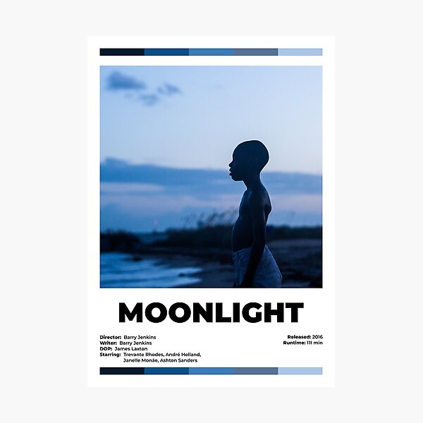 Item preview, Moonlight alternative minimalist movie poster designed and sold by WowCoolPoster.
