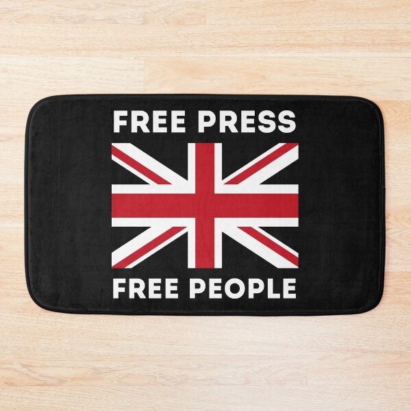 Item preview, Free Press Free People UK Flag designed and sold by curledup-cat.