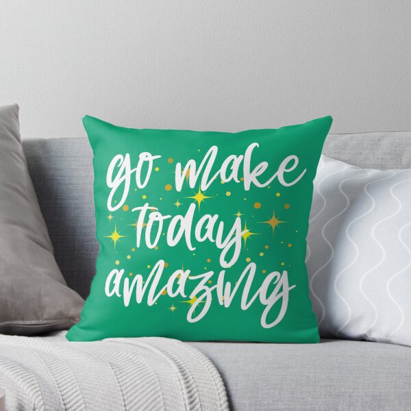 Item preview, Go Make Today Amazing sparkles - Mint designed and sold by Schuva.