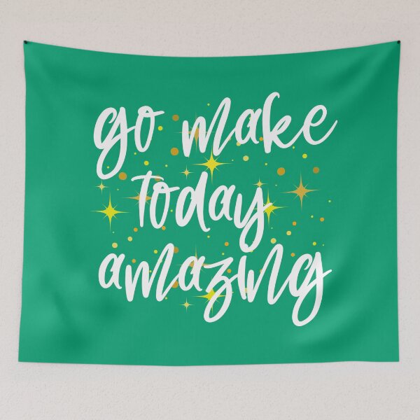 Item preview, Go Make Today Amazing sparkles - Mint designed and sold by Schuva.