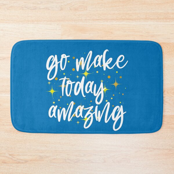 Item preview, Go Make Today Amazing sparkles - French Blue designed and sold by Schuva.