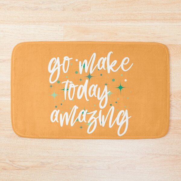 Item preview, Go Make Today Amazing sparkles - Marigold designed and sold by Schuva.