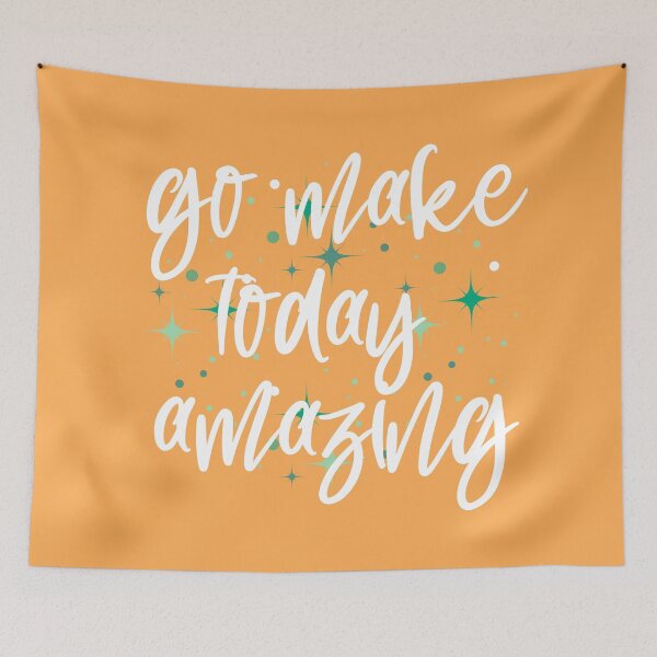 Item preview, Go Make Today Amazing sparkles - Marigold designed and sold by Schuva.