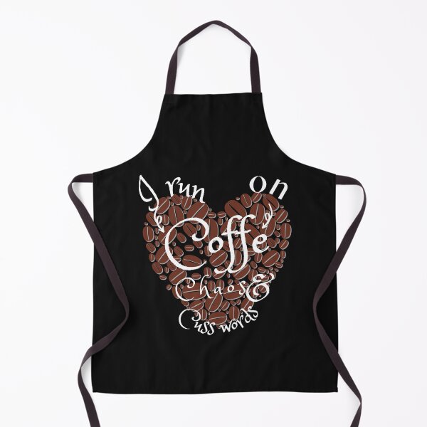 Item preview, I Run on Coffee Chaos and Cuss Words funny tshirt saying designed and sold by Amirebdesign.