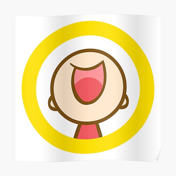 Yellow Smile Poster