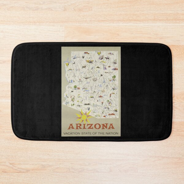Item preview, Vintage Arizona Tourist Travel Poster designed and sold by RoguePixel.