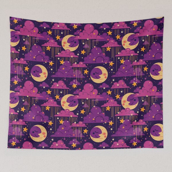 Item preview,  Rainy Halloween Night Sky designed and sold by Paisley Yazel.