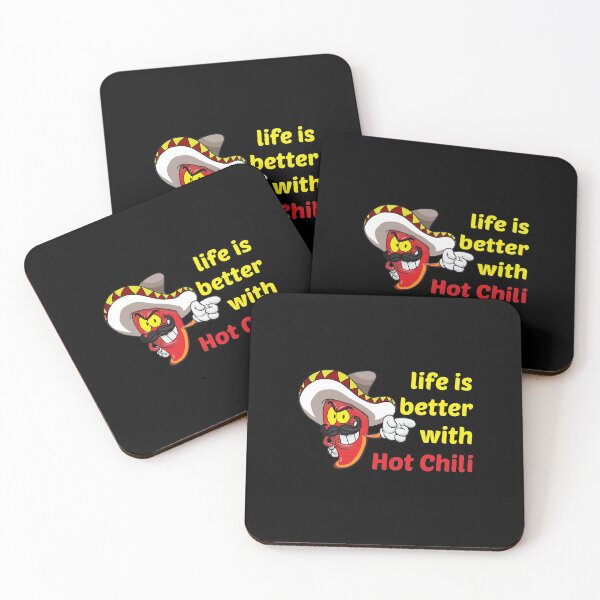 Item preview, Life is better with hot chili - Funny red hot chili lovers designed and sold by Luxury-Outfits.