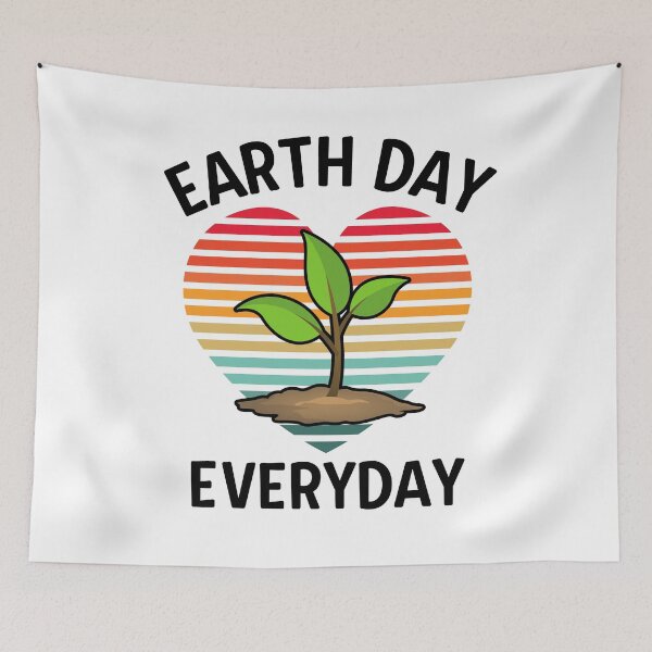 Item preview, Earth Day Everyday designed and sold by 2MdesignStore.