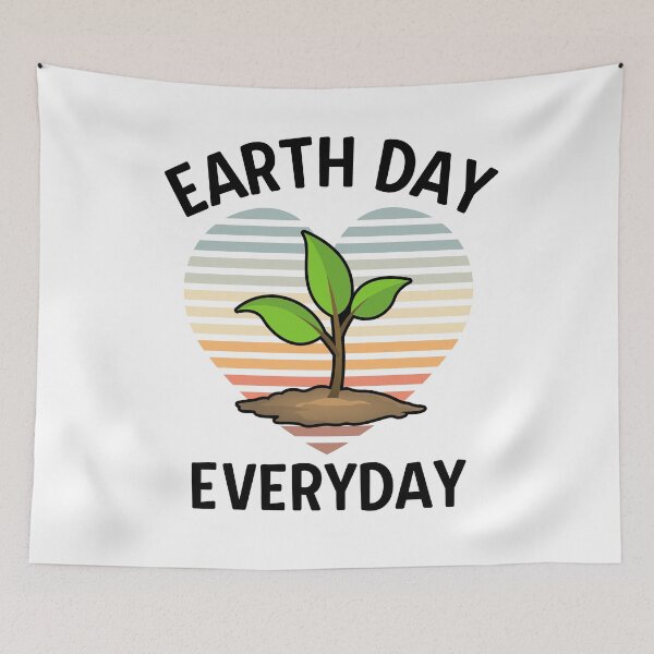 Item preview, Earth Day Everyday designed and sold by 2MdesignStore.
