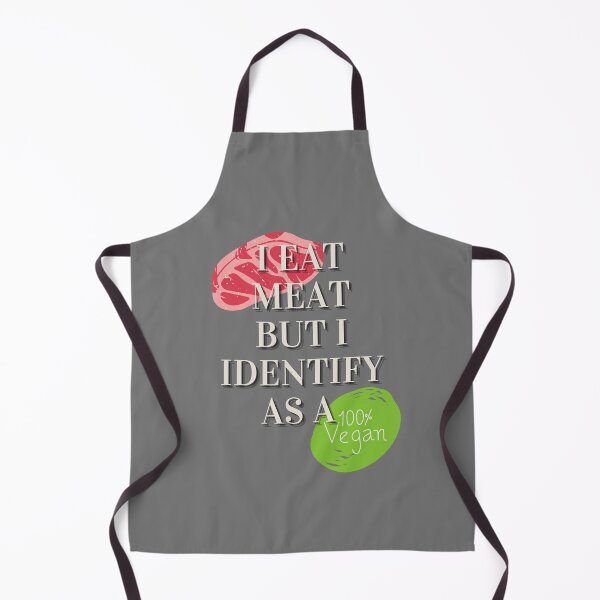 Item preview, i eat meat but i identify as a vegan  designed and sold by sunvic.