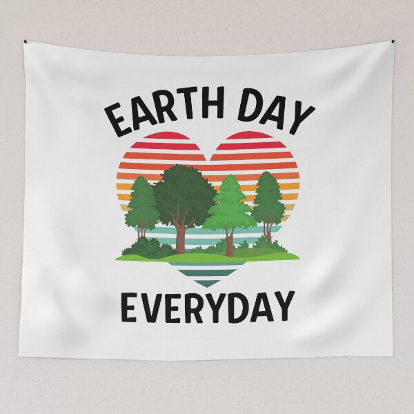 Item preview, Earth Day Everyday designed and sold by 2MdesignStore.