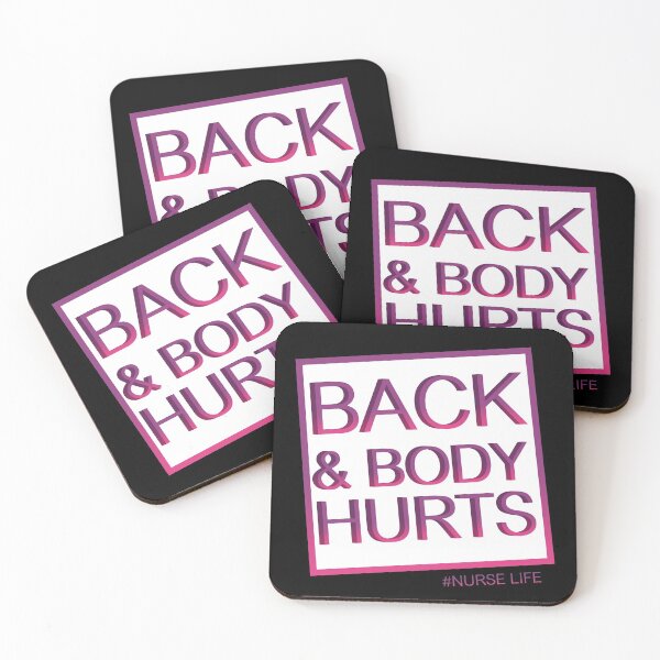 Item preview, Back and body hurts nurse life designed and sold by Superarm.