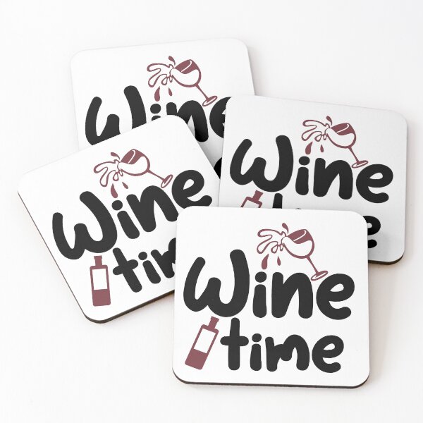 Item preview, It's Wine Time somewhere, for wine lovers designed and sold by Schuva.