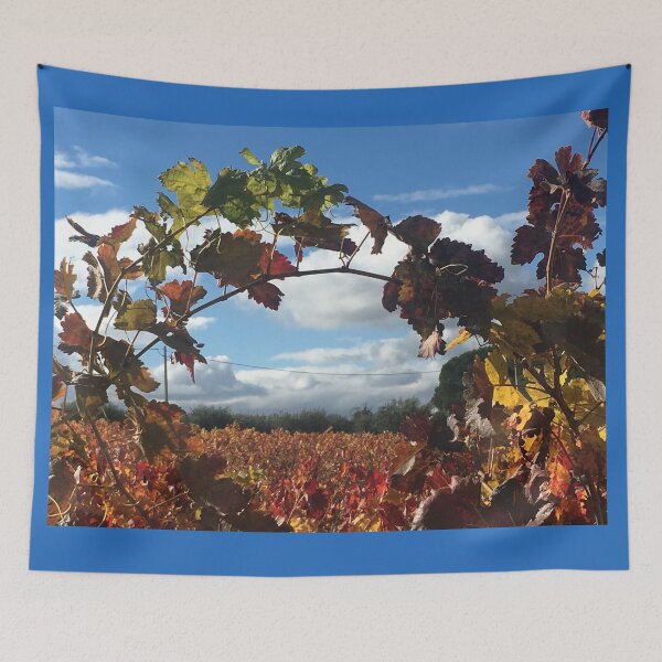 Item preview, Viñedo de otoño designed and sold by roadwarriorart.