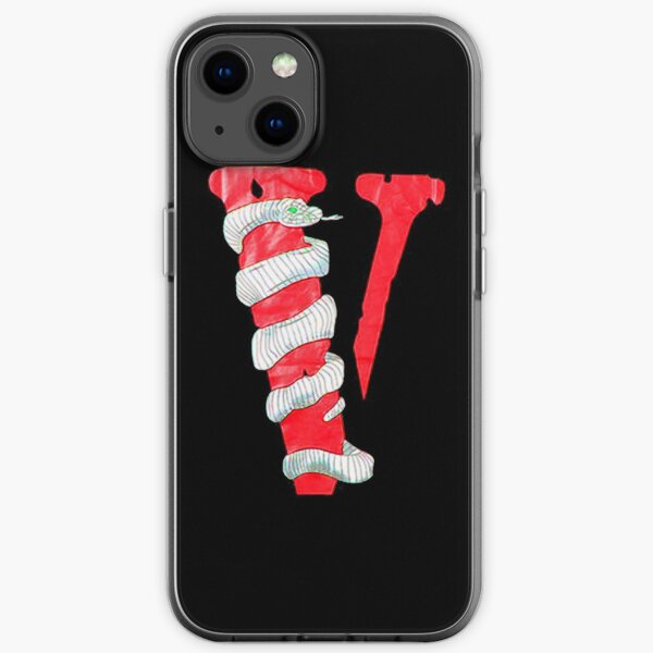 V lone Snake Red iPhone Soft Case