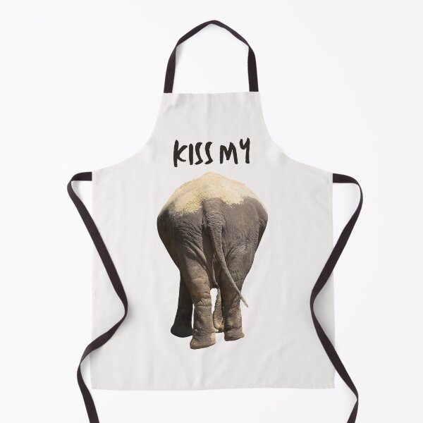 Item preview, Kiss My Ass Funny Elephant designed and sold by JellyBeenzz.