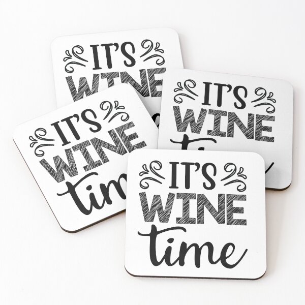 Item preview, It's Wine Time somewhere, for wine drinkers designed and sold by Schuva.