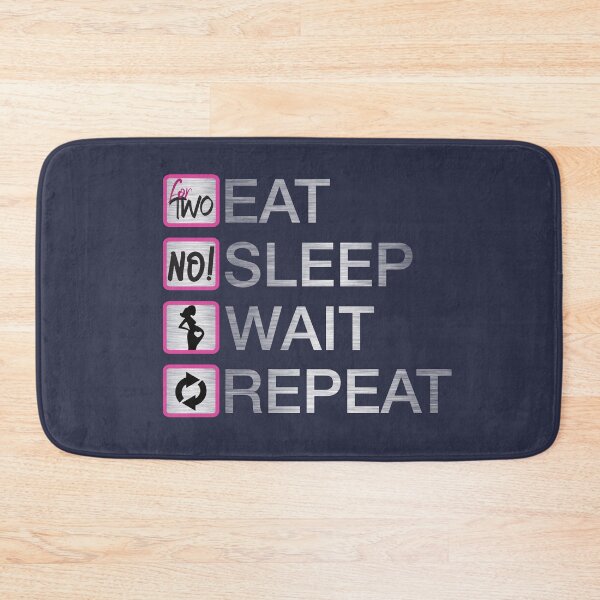 Item preview, Eat Sleep Wait Repeat - Wait for baby designed and sold by brunsch-print.