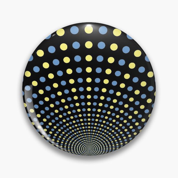 Item preview, Radial Blue and Yellow Circles designed and sold by digoarpi.