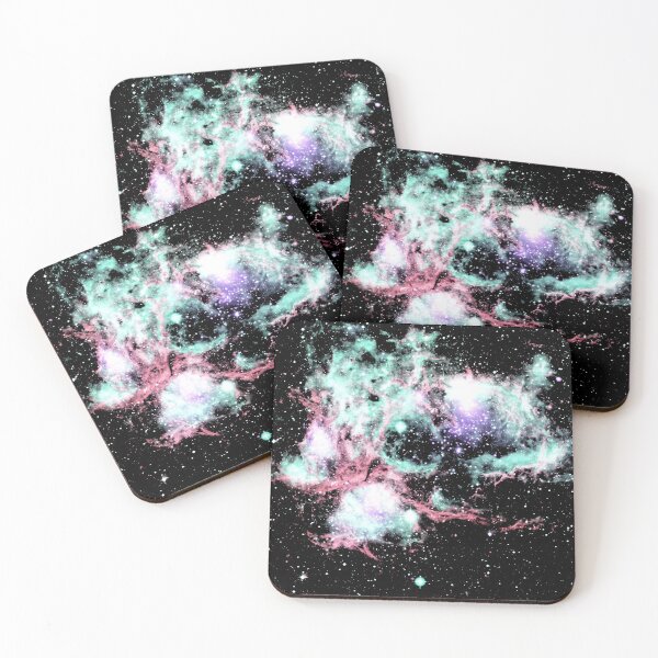 Item preview, Galactic Life and Death Intermingled Black & Pastel designed and sold by 2sweetsDesign.