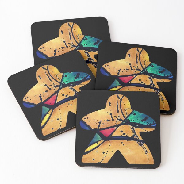 Item preview, Meeple Abstract Painting designed and sold by 216stitches.