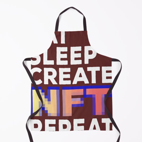 Item preview, Eat Sleep CREATE NFT Repeat designed and sold by AnveeBubbles.