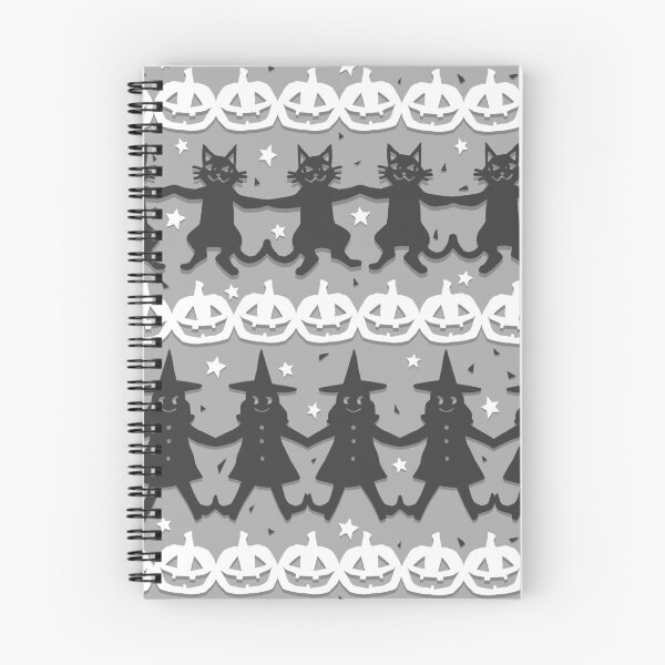 Item preview,  Cut Paper Halloween Pals on Grey designed and sold by Paisley Yazel.
