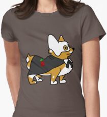 Corgi Of The Opera Women's Fitted T-Shirt