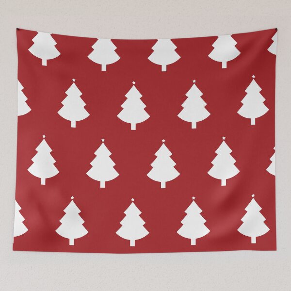 Item preview, Christmas Trees Pattern - Red designed and sold by thelustrous.