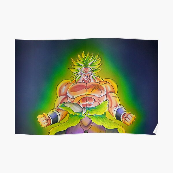 Broly Posters Redbubble