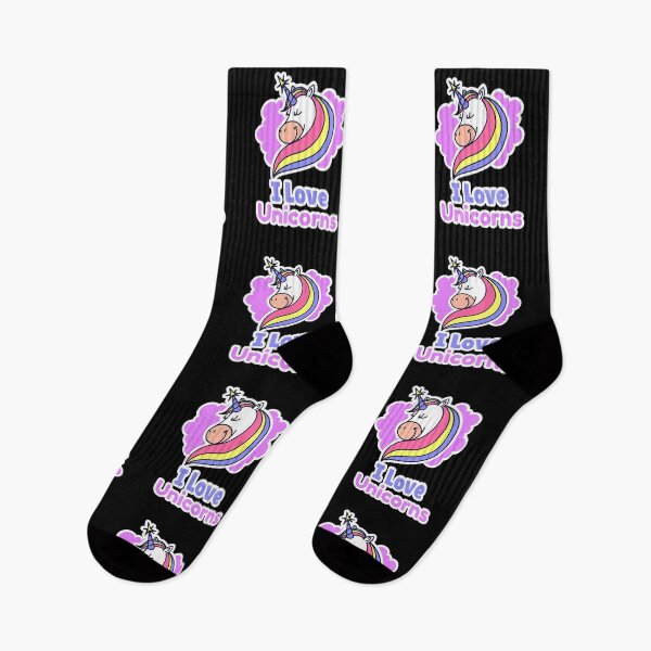 Item preview, I Love Unicorns - Beautiful Unicorn Design designed and sold by 1chillin.