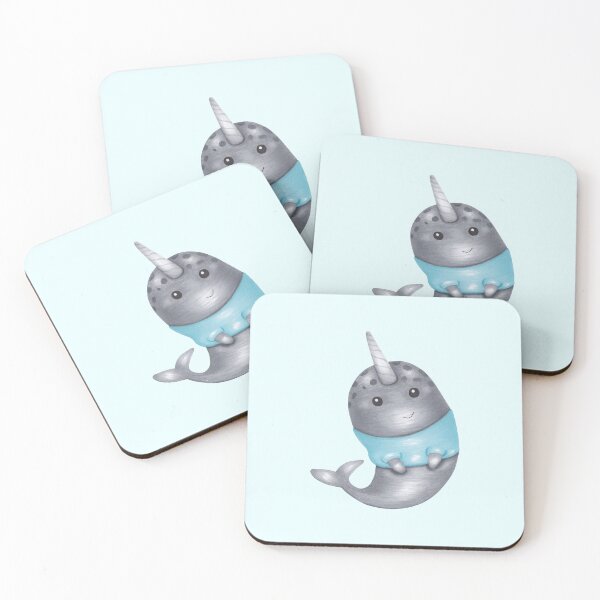 Item preview, Cute Baby Narwhal designed and sold by NiksyDesign.