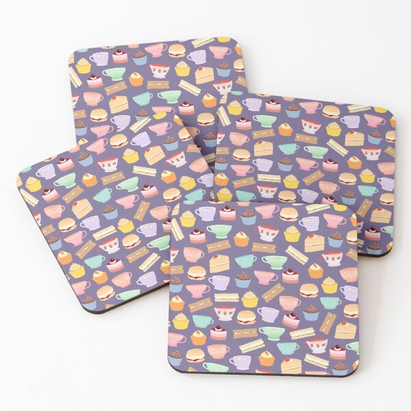 Item preview, Afternoon tea - purple background designed and sold by IvyAmber.