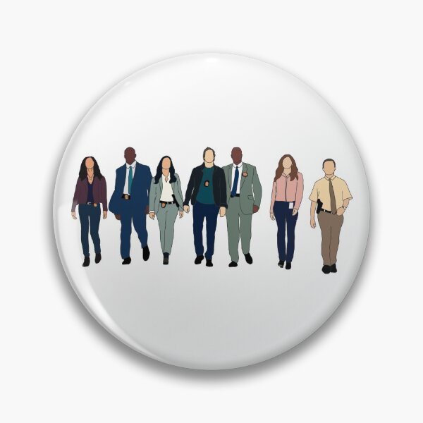 Item preview, Brooklyn 99 cast illustration designed and sold by Emma Tams.
