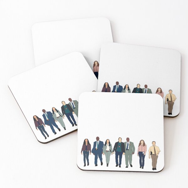 Item preview, Brooklyn 99 cast illustration designed and sold by Emma Tams.
