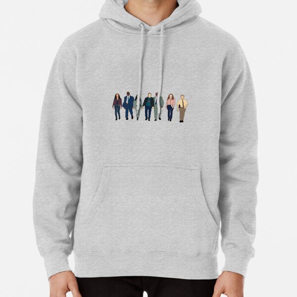 Illustration du casting de Brooklyn 99 Sweat à capuche épais