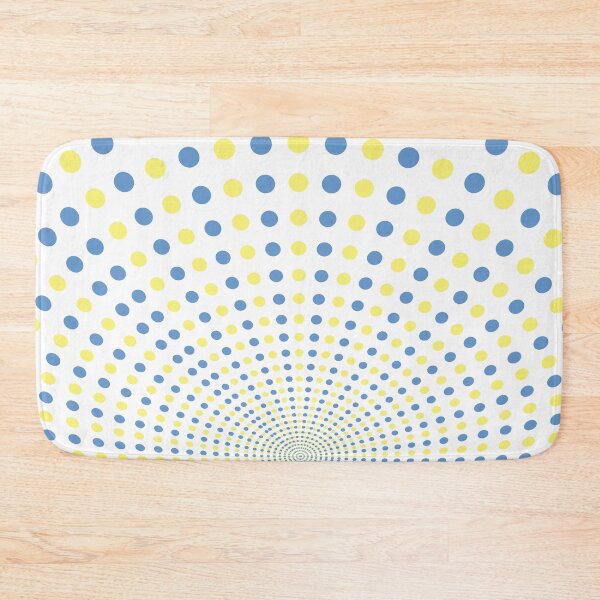 Item preview, Radial Blue and Yellow Circles designed and sold by digoarpi.