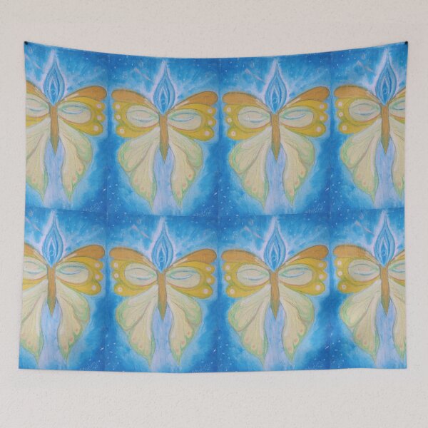 Item preview, Illusion, butterfly, closed eyes designed and sold by NessArtByEwa.