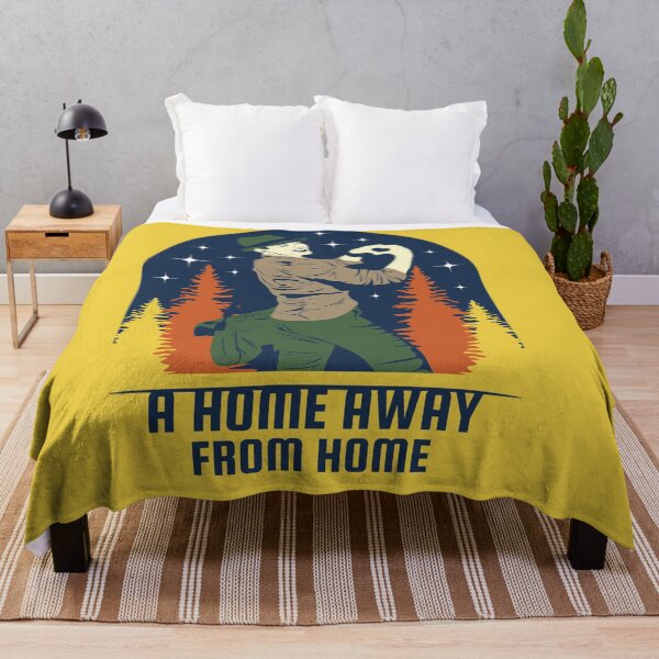 Item preview, camping a home away nature hiking hunting outdoors designed and sold by toastygoat.