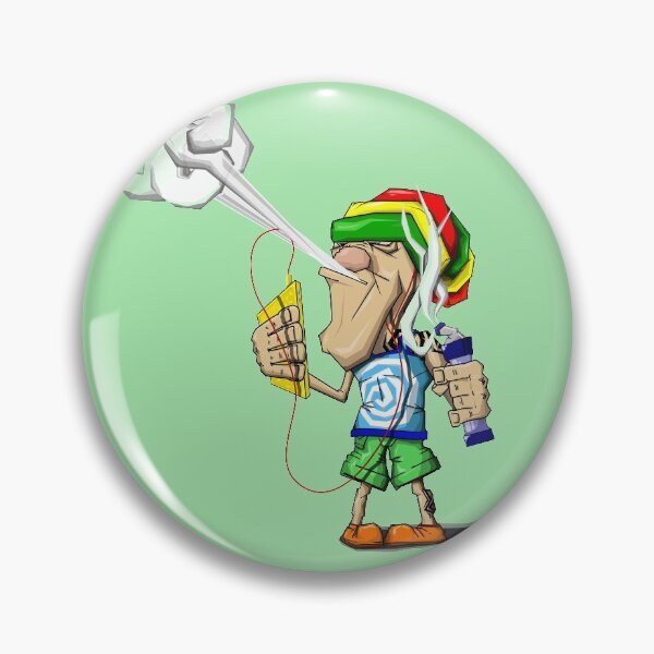 Item preview, The man smokes vape and listens to music. designed and sold by YngvarrTokar.