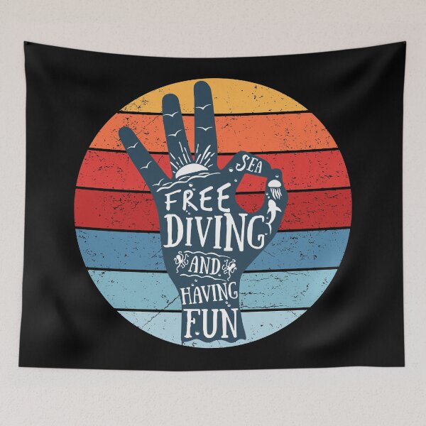 Item preview, FreeDive OK Sign - Free Diving and Having Fun designed and sold by cotros.