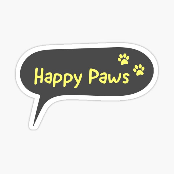"happy paws 2021" Sticker for Sale by galaxy360 Redbubble
