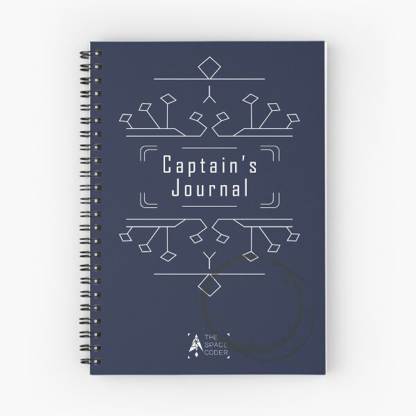 Item preview, Coffee Stain Journal designed and sold by TheSpaceCoder.